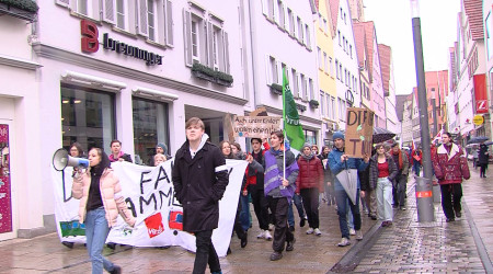 Demonstration von Fridays for Future und ver.di (Quelle: BWeins)