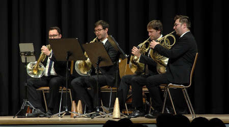 Drei Blasmusikanten bei den herbstlichen Musiktagen (Quelle: BWeins)