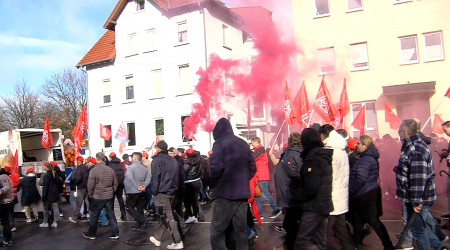 Bosch-Demo durch Reutlingen (Quelle: BWeins)