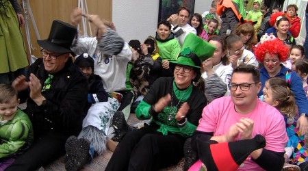 Narrenparty beim Rathaussturm in Metzingen (Quelle: BWeins)