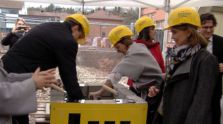 Grundsteinlegung Frauenklinik (Quelle: BWeins)