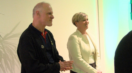 Thomas Poreski und Cindy Holmberg (Quelle: BWeins)