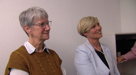 Cathy Kern (links) und Cindy Holmberg (rechts) (Quelle: BWeins)